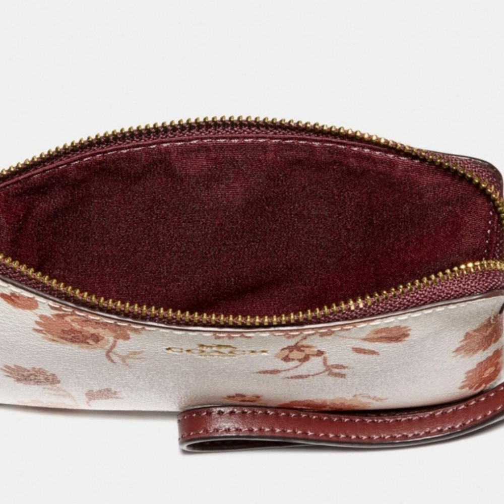 Coach Corner Zip Wristlet - Picture 2 of 2